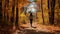 Jennifer\\\'s Journey: A Captivating Autumn Forest Trail