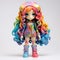 Jennifer: A Vibrant Vinyl Toy With Cult Party Kei Rainbow Hair