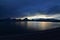 Jenny lake at sunset in grand Teton National Park