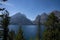 Jenny Lake with Teewinot Mountain and Mount St. John in Grand Teton National Park in Wyoming, USA