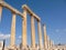 Jerash Columns Ancient Roman City Sand