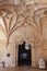 Jeronimos Monastery or Abbey. Manuelino or Manueline Gothic Refectory entrance.