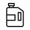 Jerry can  vector thin line icon