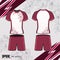 JERSEY DESIGN 003 WHITE AND MAGENTA