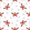 Jersey independence day seamless pattern.