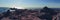 Jersey Island, panorama of lighthouse Corbiere