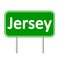 Jersey road sign.