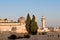 Jerusalem- Al-Aqsa Mosque at sunset on top of the