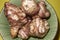 Jerusalem artichokes closeup