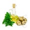 Jerusalem artichokes with oil and parsley