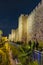 Jerusalem City Night Scene