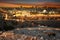 Jerusalem city by sunset