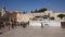 JERUSALEM, ISRAEL - 31.08.2015: The wailing wall of the ancient temple of Israel in Jerusalem. Built by Herod the Great on the