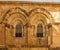 JERUSALEM, ISRAEL - April 2, 2018: windows of the Church of the Holy Sepulchre.