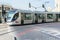 JERUSALEM, ISRAEL - APRIL 2017: The Jerusalem Light Rail is a l