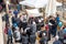 JERUSALEM, ISRAEL - DECEMBER 04, 2018: Baptism Celebration in Jerusalem, close to The Western Wall