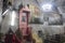 Jerusalem, Israel - January 29, 2020: Fragment inside the Ethiopian Chapel in the Church of Holy Sepulcher in Jerusalem