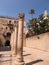 JERUSALEM, ISRAEL - JULI 13, 2015: Cardo Maximus, Roman Pillars .