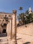 JERUSALEM,ISRAEL - JULI 13, 2015: Cardo Maximus, Roman Pillars .