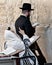 JERUSALEM, ISRAEL - OCTOBER 31, 2014: An unidentified Hasidic J