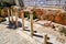 Jerusalem Israel. Roman columns in jewish quarter