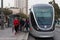 Jerusalem - Light tram on city railroad