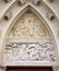 Jerusalem - The mosaic of the betrayal of Jesus in Gethsemane garden in The Church of All Nations (Basilica of the Agony)