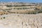 Jerusalem old city and the ancient Jewish cemetery in the Olive mountain, Israel