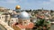 Jerusalem panoramic aerial roof view