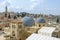 Jerusalem panoramic roof view to christians, jewish and muslims