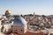 Jerusalem panoramic to roof view of sacred places