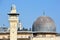 Jerusalem wall and Al-Aqsa Mosque