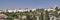 Jerusalem walls panorama, israel