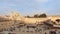 Jerusalem, Western Wall and Dome of the Rock, Israel flag, general plan, Timelapse, nice weather