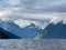 Jervis Inlet north in British Columbia, surrounded by high, rugged peaks of the Coast Mountains and beautiful water