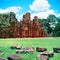 Jesuit mission ruins, San Ignacio Mini, Argentina