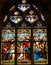 Jesus Children Stained Glass Saint Severin Church Paris France