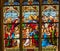 Jesus Children Stained Glass Saint Severin Church Paris France