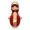 Jesus christ character religious icon