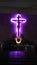 Jesus Christ Church India City interior lighting background