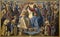 Jesus Christ and coronation of holy mary - Siena