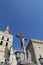 Jesus Christ on the Cross in front of Avignon Cathedral in France