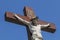 Jesus Christ on the Cross in front of Avignon Cathedral in France