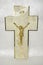 Jesus Christ Crucifix on marble, blessings