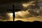 Jesus Christ Crucifixion on Good Friday Silhouette