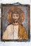 Jesus Christ icon painted on wood
