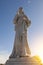 Jesus Christ, large statue on hill in Havana. Cuba