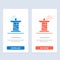 Jesus, Christ, Monument, Landmark  Blue and Red Download and Buy Now web Widget Card Template