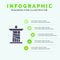 Jesus, Christ, Monument, Landmark Infographics Presentation Template. 5 Steps Presentation