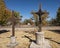 Jesus Christ nailed to the cross along State Highway 17 in Balmorhea, Texas.